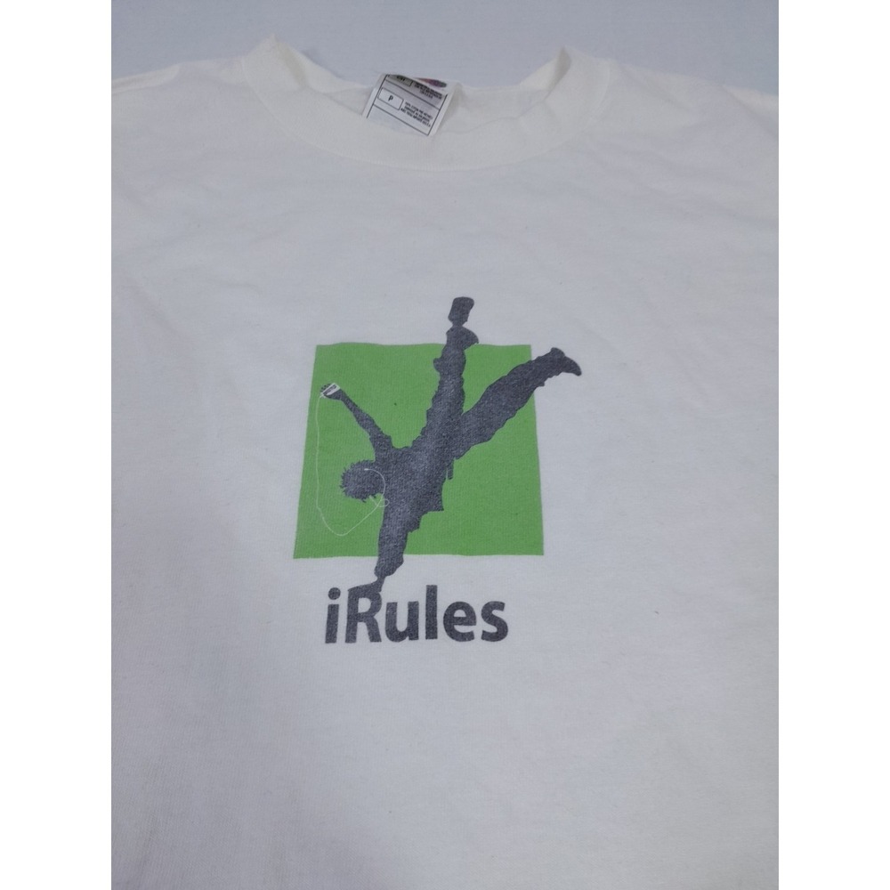 Vintage Apple Ipod T Shirt Unisex SZ S   Music Y2K TEE - Picture 2 of 8